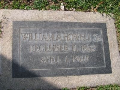 William A. Howell Sr. 1862-1960 image. Click for full size.