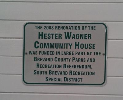 Hester Wagner Community House image. Click for full size.