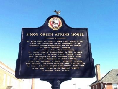 Simon Green Atkins House Marker image. Click for full size.