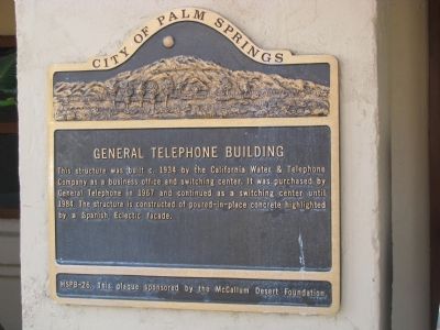 General Telephone Building Marker image. Click for full size.