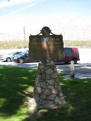 Blue Star Memorial Highway Marker image. Click for full size.
