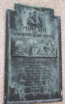 Forbes Road Marker image. Click for full size.
