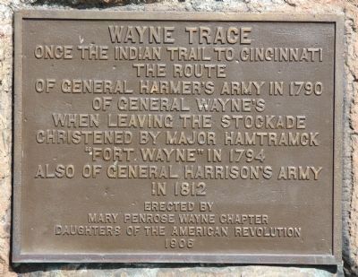 Wayne Trace Marker image. Click for full size.