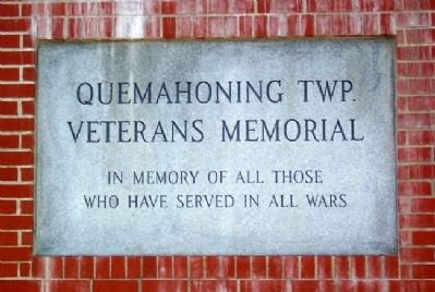 Quemahoning Twp Veterans Memorial image. Click for full size.