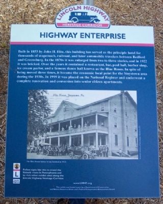 Highway Enterprise Marker. Click for full size. Highway Enterprise Marker image. Click for full size.