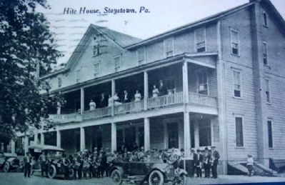 Hite House Postcard Photo on Highway Enterprise Marker. Click for more information. Hite House Postcard Photo on Highway Enterprise Marker image. Click for more information.