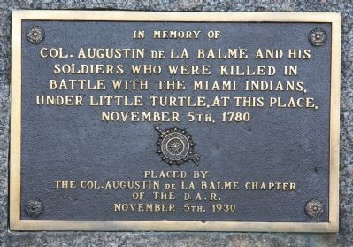 La Balme Massacre Site Marker image. Click for full size.