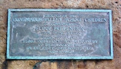 Flood Prevention Marker. Click for full size. Flood Prevention Marker image. Click for full size.
