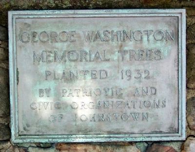 George Washington Memorial Trees Marker image. Click for full size.