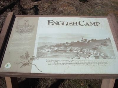 English Camp Marker image. Click for full size.