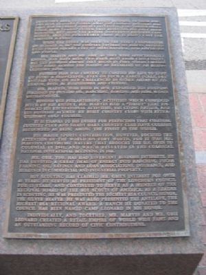 Leonard Brothers Department Store Marker (right side) image. Click for full size.