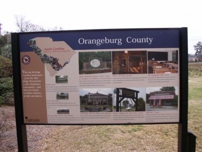 Orangeburg County / Discovering Orangeburg Marker image. Click for full size.