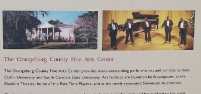 The Orangeburg County Fine Arts Center image. Click for full size.