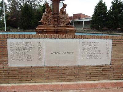 Veterans Memorial Fountain Marker image. Click for full size.