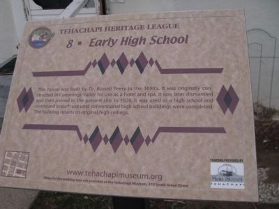 Early High School Marker. Click for full size. Early High School Marker image. Click for full size.