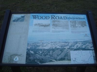 Wood Road & Jacques Ridge Marker image. Click for full size.