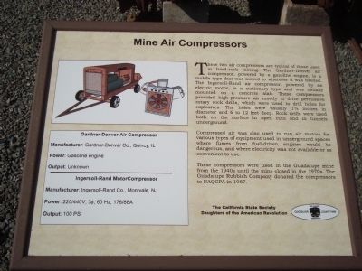 Mine Air Compressors Marker image. Click for full size.