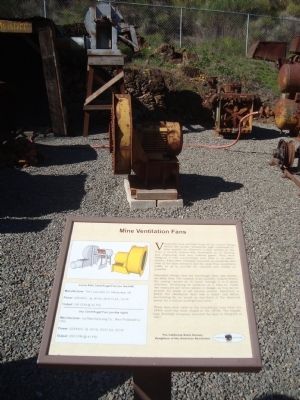 Mine Ventilation Fans Marker. Click for full size. Mine Ventilation Fans Marker image. Click for full size.