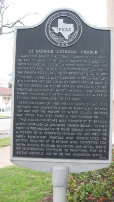 St. Patrick Catholic Church Marker image. Click for full size.