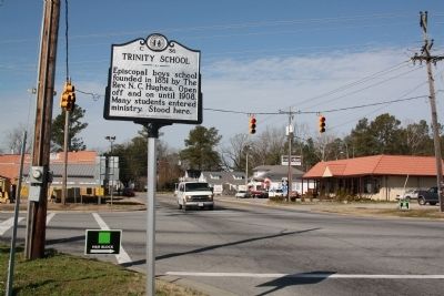 Trinity School Marker image. Click for full size.