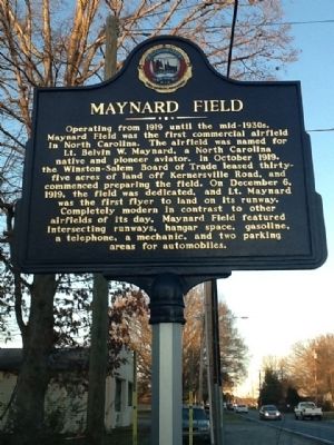 Maynard Field Marker image. Click for full size.