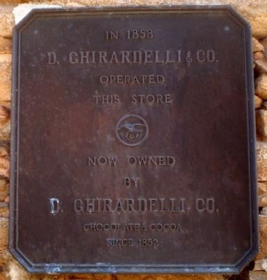 D. Ghirardelli & Co. Marker image. Click for full size.