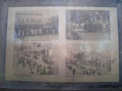 Old Downtown Santa Clara Marker Panel 2 (Left Side) image. Click for full size.