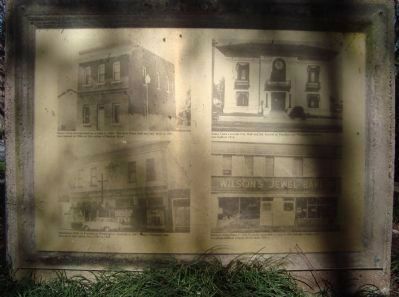 Old Downtown Santa Clara Marker Panel 3 (Right Side) image. Click for full size.