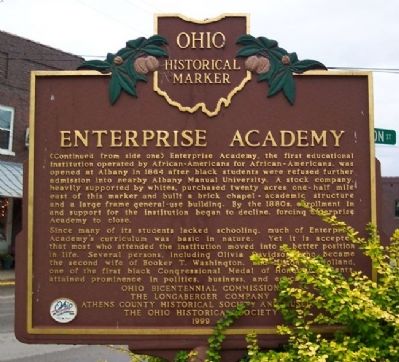 Enterprise Academy Marker (Side B) image. Click for full size.
