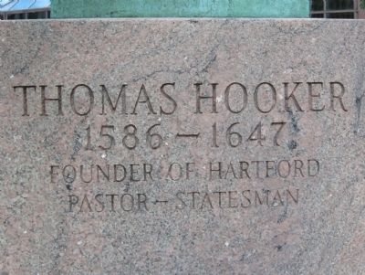 Thomas Hooker Marker image. Click for full size.
