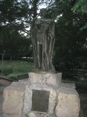 Sam Houston Park Monument image. Click for full size.
