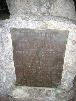 Sam Houston Park Monument text image. Click for full size.