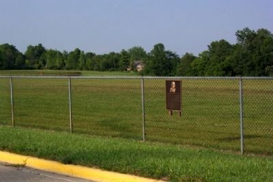 Albert Baker Football Practice Field and Marker image. Click for full size.