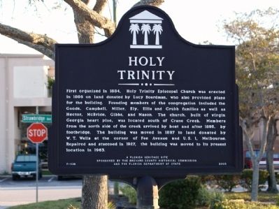 Holy Trinity Marker. Click for full size. Holy Trinity Marker image. Click for full size.