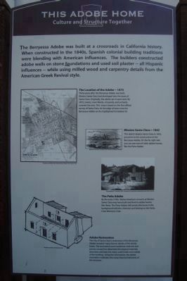 The Berryessa Adobe Marker image. Click for full size.