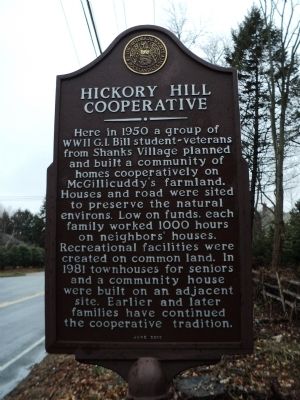 Hickory Hill Cooperative Marker image. Click for full size.