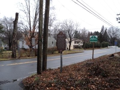 Marker on Old Tappan Road image. Click for full size.