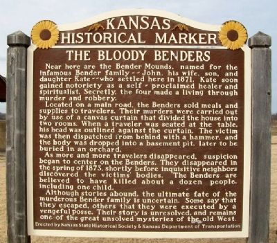 The Bloody Benders Marker image. Click for full size.