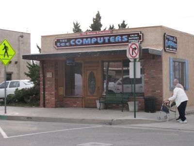 Site of Bank of Tehachapi and Marker image. Click for full size.