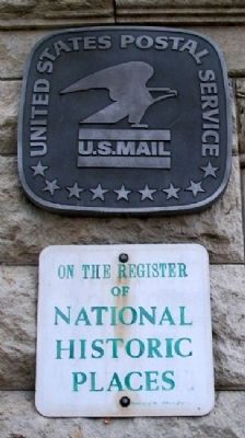 Post Office NRHP Marker image. Click for full size.