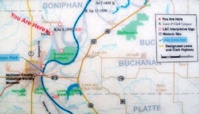 Map on "this day being...the 4th of July" Marker. Click for full size. Map on "this day being...the 4th of July" Marker image. Click for full size.