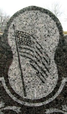 Samuel T. Carpenter Grave Marker Detail image. Click for full size.