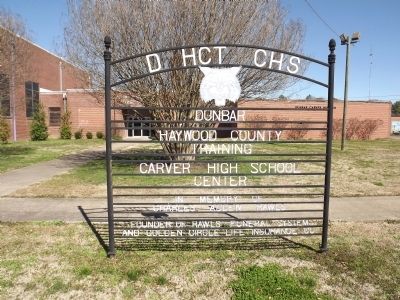 Dunbar School Sign image. Click for full size.