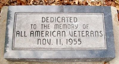All American Veterans Marker image. Click for full size.