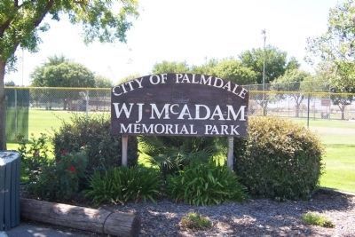 WJ McAdam Memorial Park image. Click for full size.