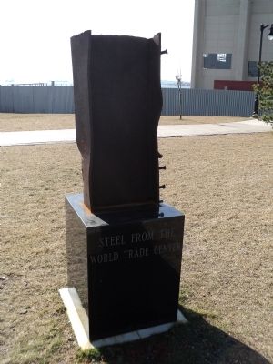 Steel from the World Trade Center. Click for full size. Steel from the World Trade Center image. Click for full size.