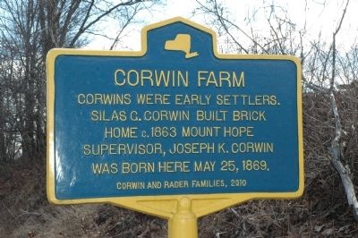 Corwin Farm Marker image. Click for full size.