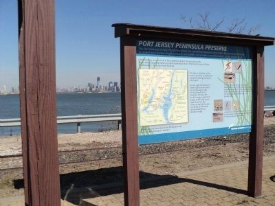 Port Jersey Peninsula Preserve Marker image. Click for full size.