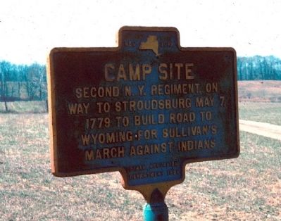 Camp Site Marker. Click for full size. Camp Site Marker image. Click for full size.