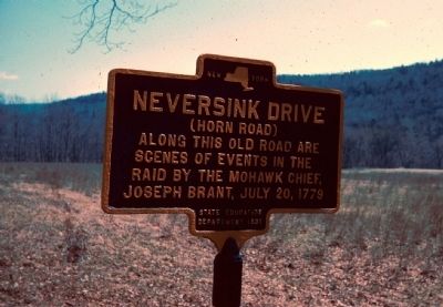 Neversink Drive (Horn Road) Marker image. Click for full size.